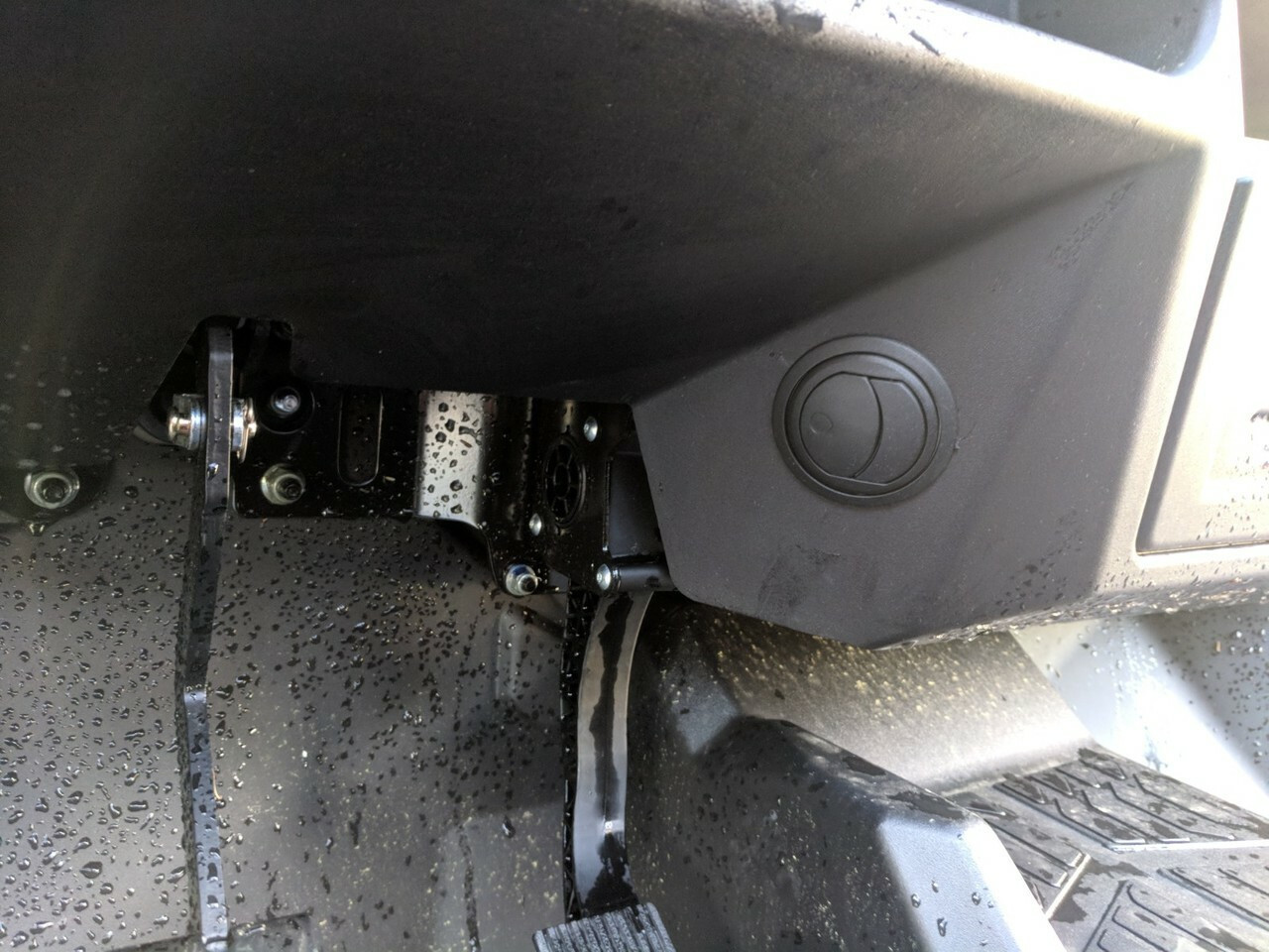 polaris ranger Diesel ice crusher heater driver side view lower vent