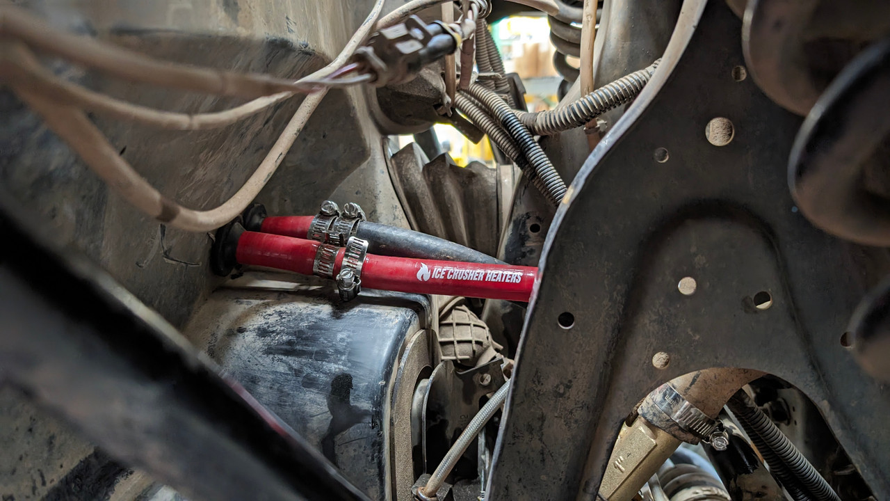Can-Am Commander Cab Heater (2021-2025) silicone hoses