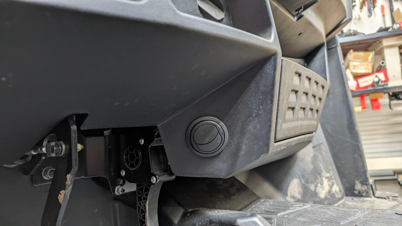 polaris ranger xp 1000 1000 Crew  2018 - 2025 ice crusher heater driver side view lower vent