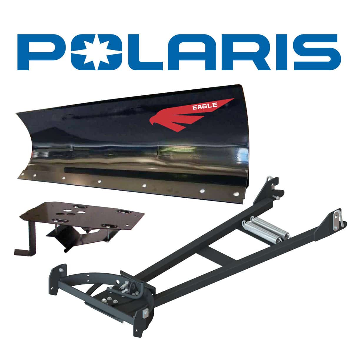 Eagle 60" Mid-Mount Complete Snow Plow System | Polaris Sportsman H.O/6x6/Touring/X2/SP/Ultimate Trail/ETX 450-570 (2014-2025)