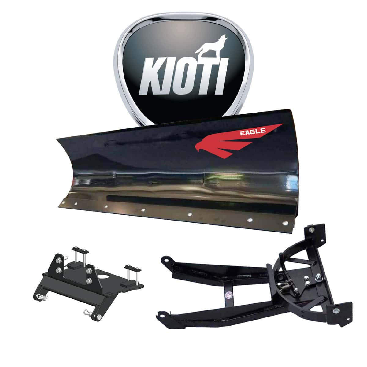 Eagle 72" Complete Snow Plow System | Kioti K9 2400-2440 (2018-2019)