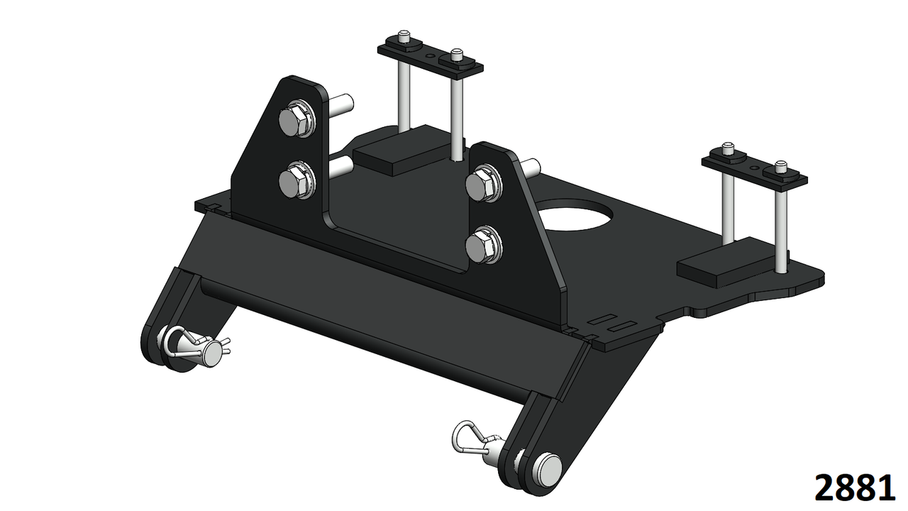 Eagle 72" Complete Snow Plow System | Kioti K9 2400-2440 (2018-2019)