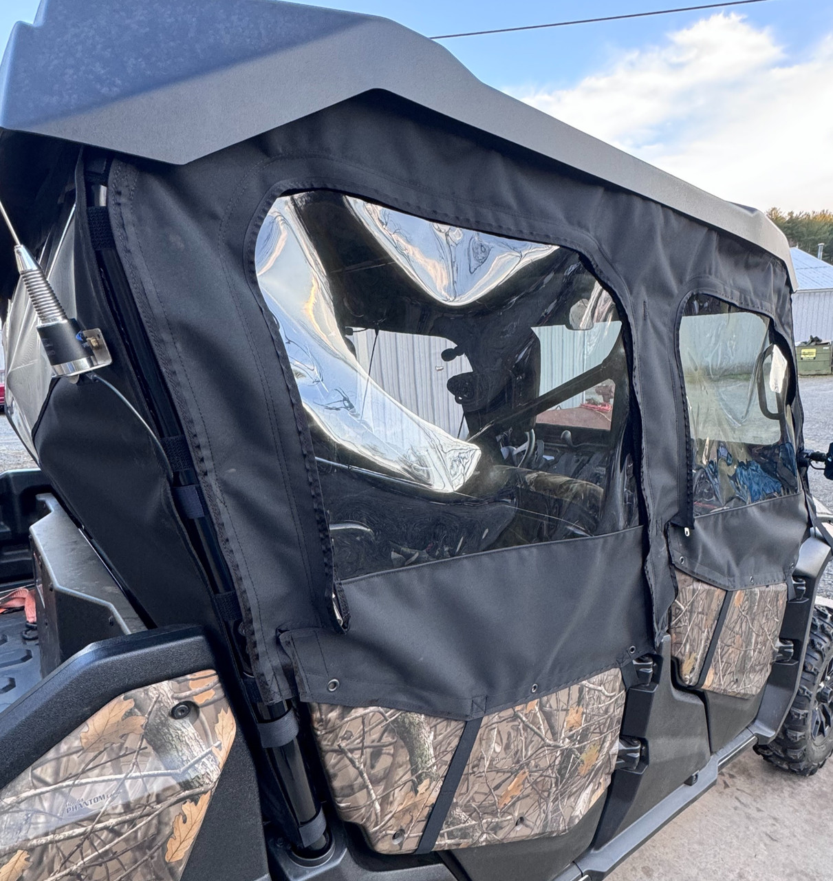 Greene Mountain Honda Pioneer 1000-5/1000-6 Soft Doors | Side Enclosure Kit