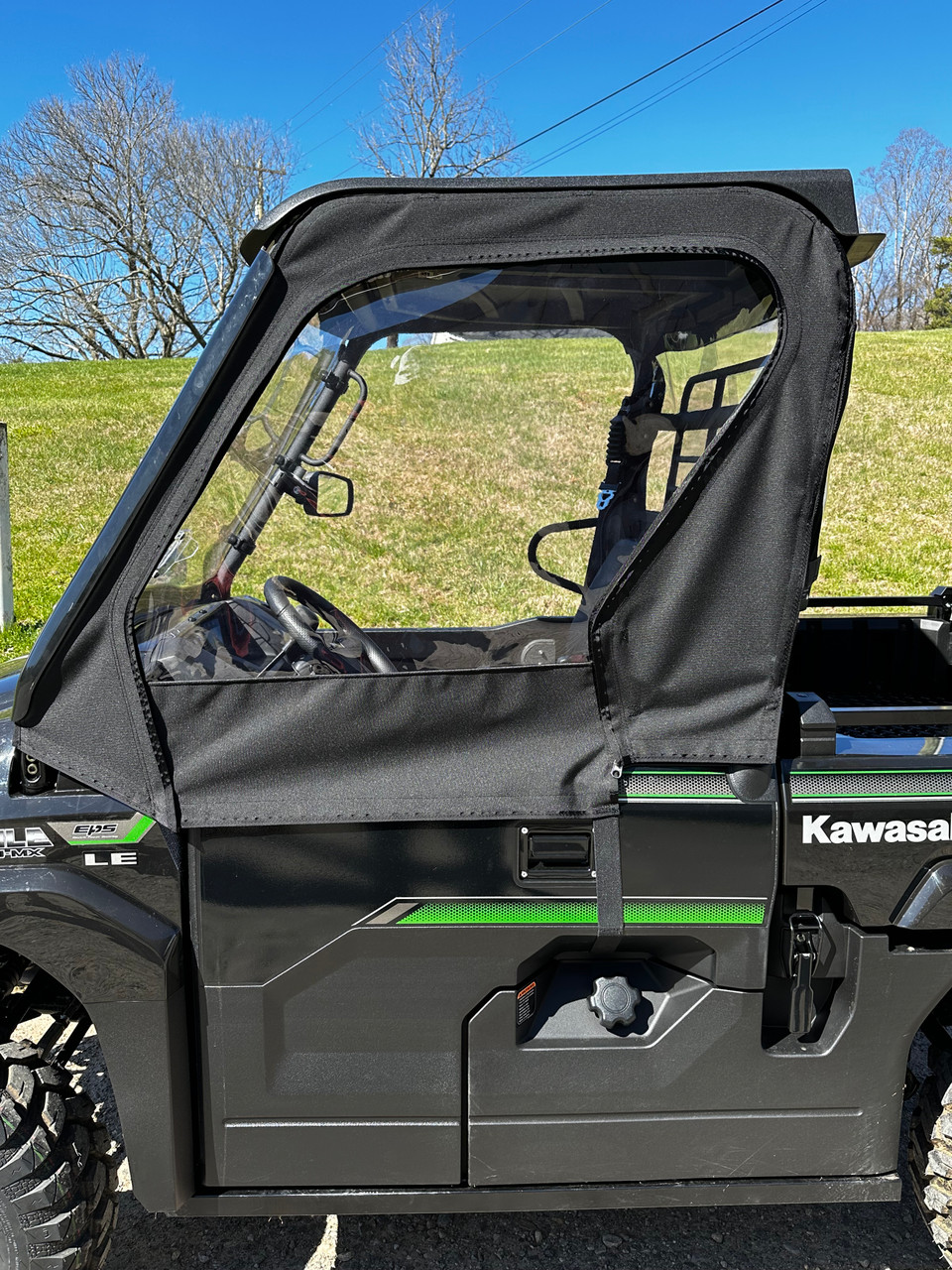 Greene Mountain Kawasaki Mule Pro MX Soft Doors | Side Enclosure Kit