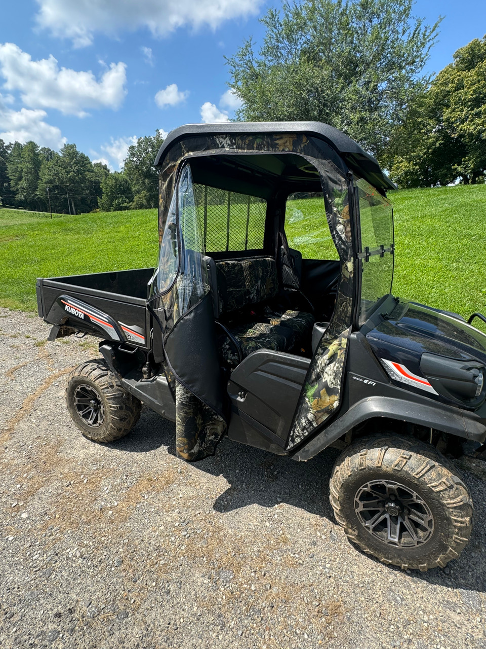 Greene Mountain Kubota RTV X900/X1120 Soft Doors | Side Enclosure Kit