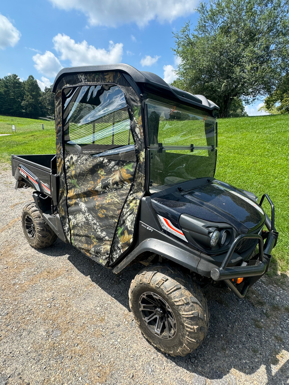 Greene Mountain Kubota XG850 Sidekick Soft Doors | Side Enclosure Kit