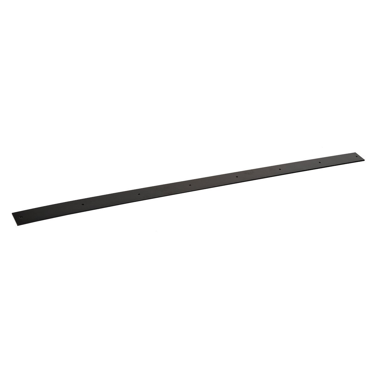 Denali Standard Series 72 inch steel wear bar, angled view showing the bolt holes along its length