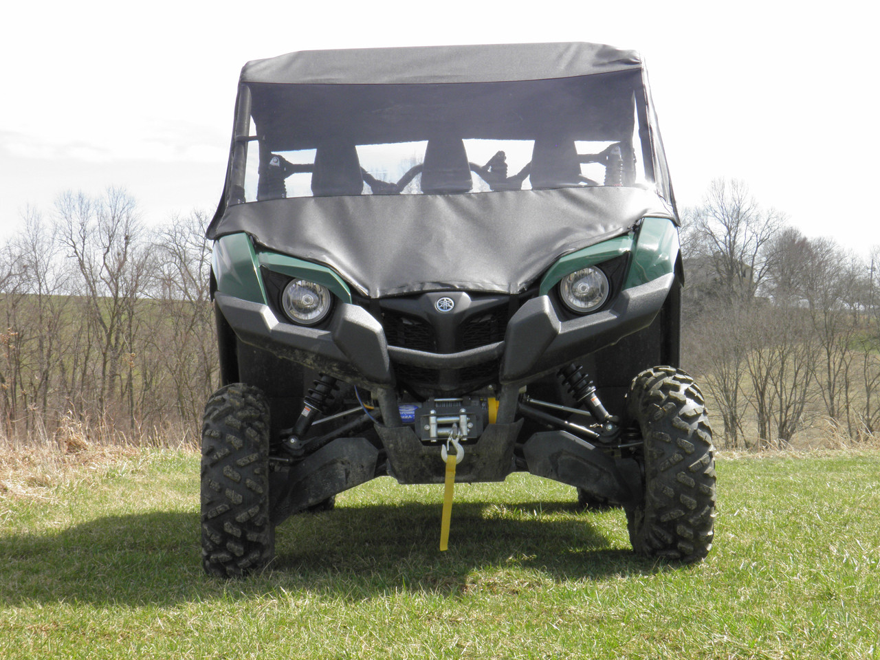 3 Star Yamaha Viking - Full Cab Enclosure with Vinyl Windshield (Half Doors)