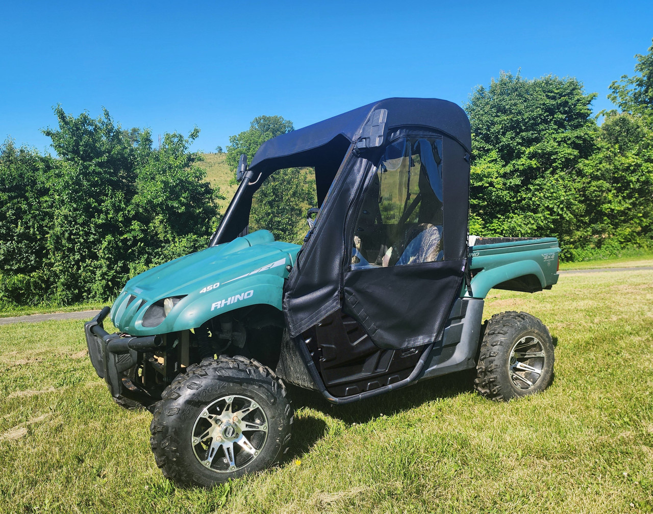 3 Star Yamaha Rhino - Full Cab Enclosure for Hard Windshield (Half Doors)