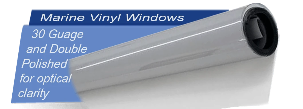 Roll of clear 30 gauge marine vinyl window material used in the 3 Star Mahindra Roxor soft doors