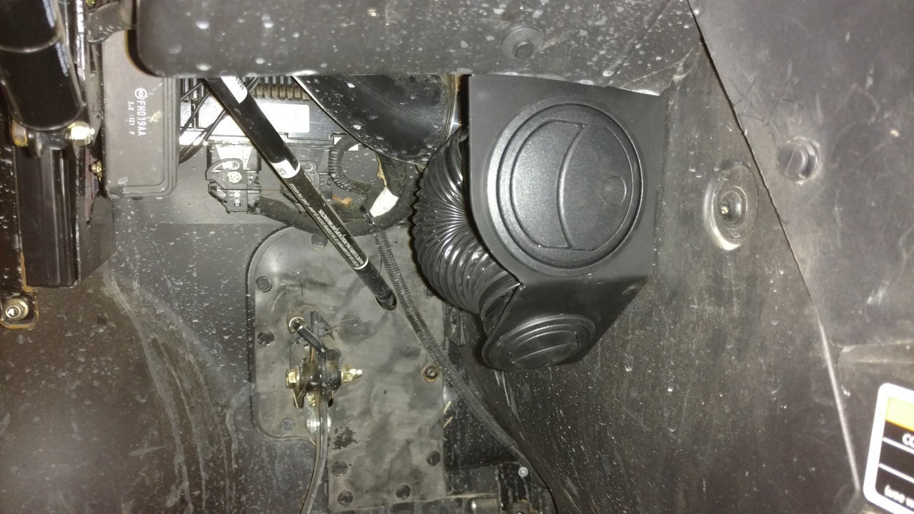 can-am maverick 800 ice crusher heater lower vent