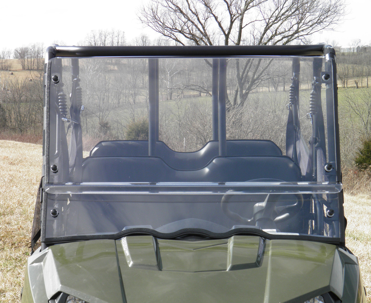 3 Star Polaris Mid-Size Ranger 2-Passenger (2009-2014) - 2 Pc Windshield