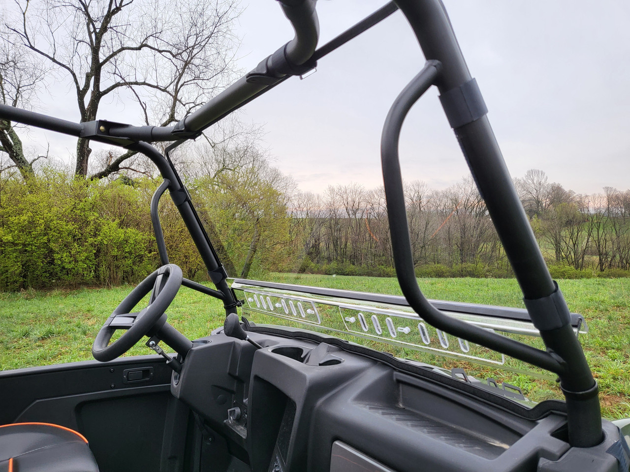 Intimidator GC1K 6-Seater - 2 Pc Windshield with Vent, Clamp, and Hard Coat Options