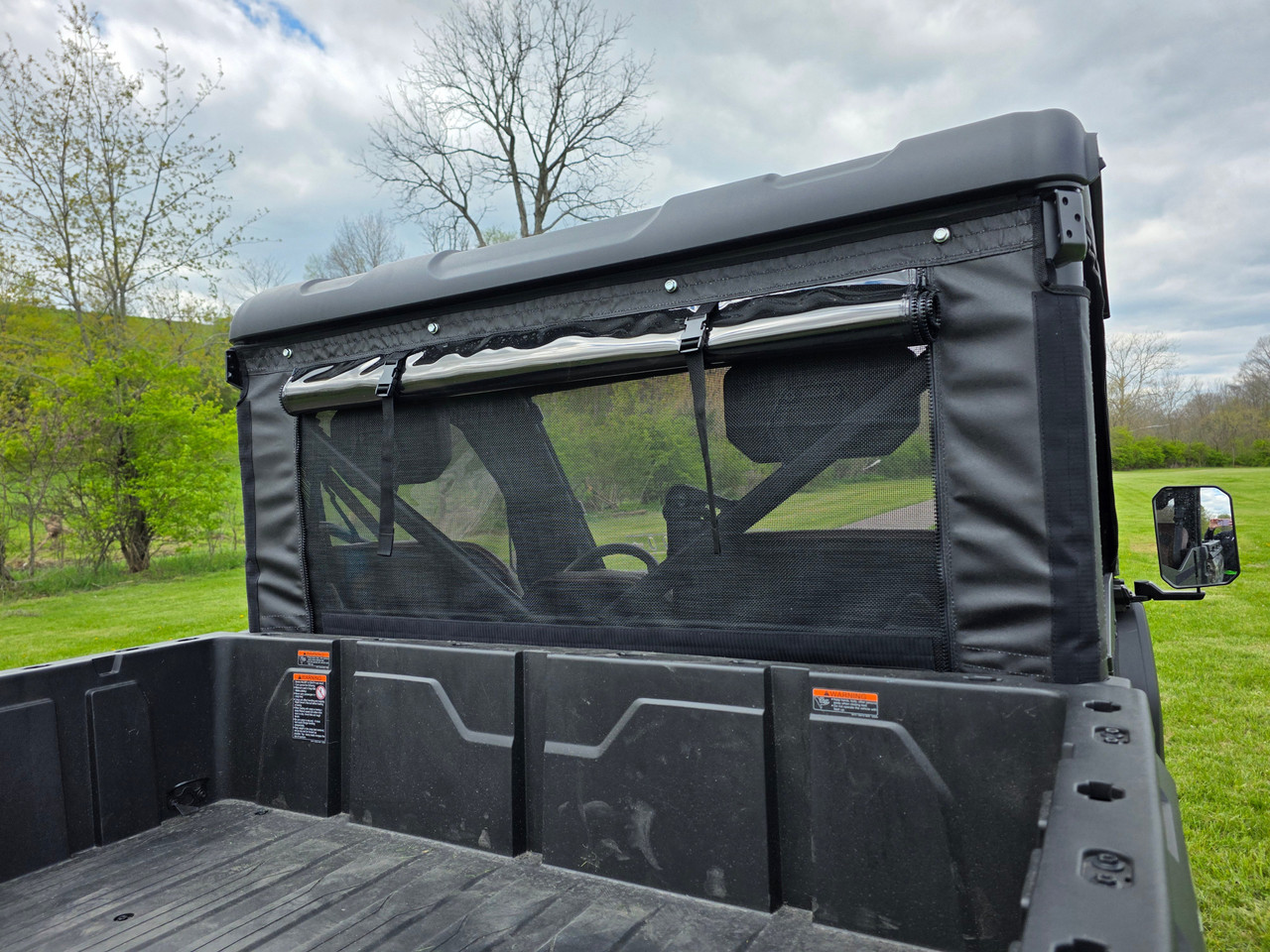 Yamaha Wolverine RMAX 4-1000 - Soft Back Panel with Mesh/Vinyl Window