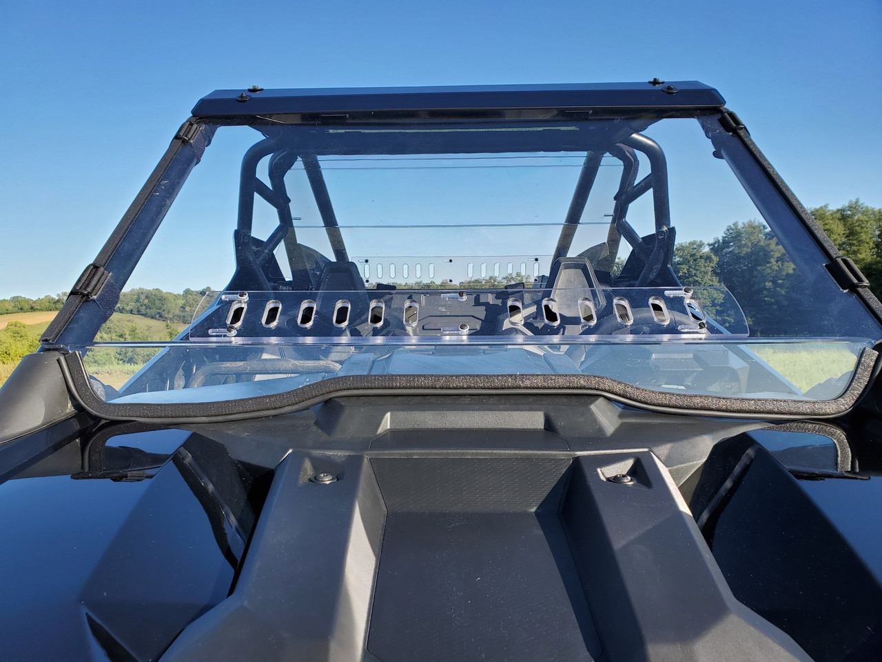 3 Star Polaris RZR PRO XP/Turbo R - 1 Pc Windshield w/Clamp and Vent Options