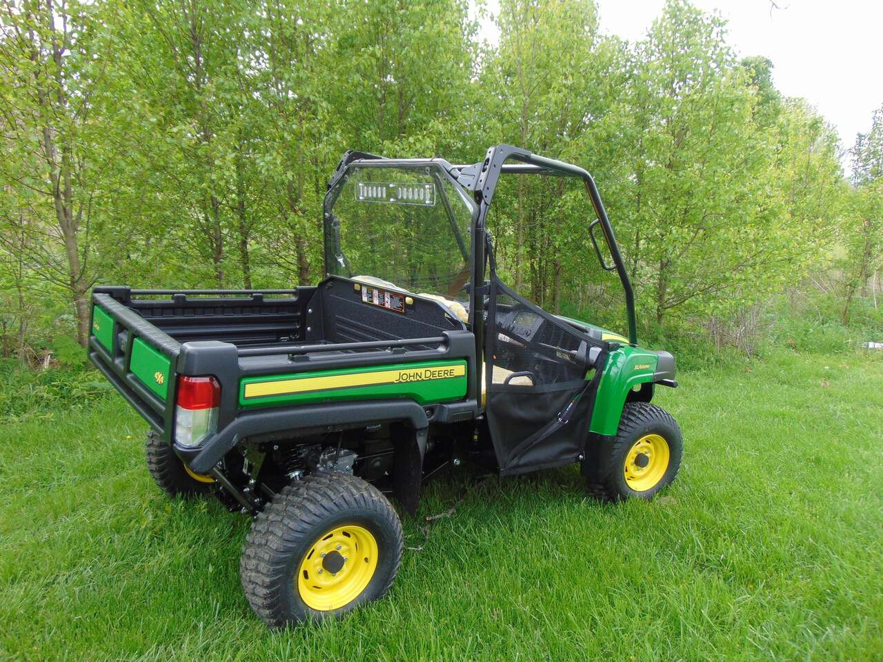 John Deere Gator HPX/XUV - Lexan Back Panel w/Vent and ABS Lower Panel Options