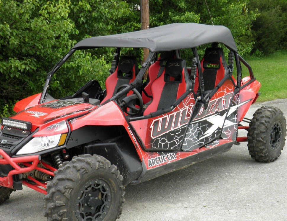 3 Star Arctic Cat Wildcat 4-Seater - Soft Top for Hard Windshield