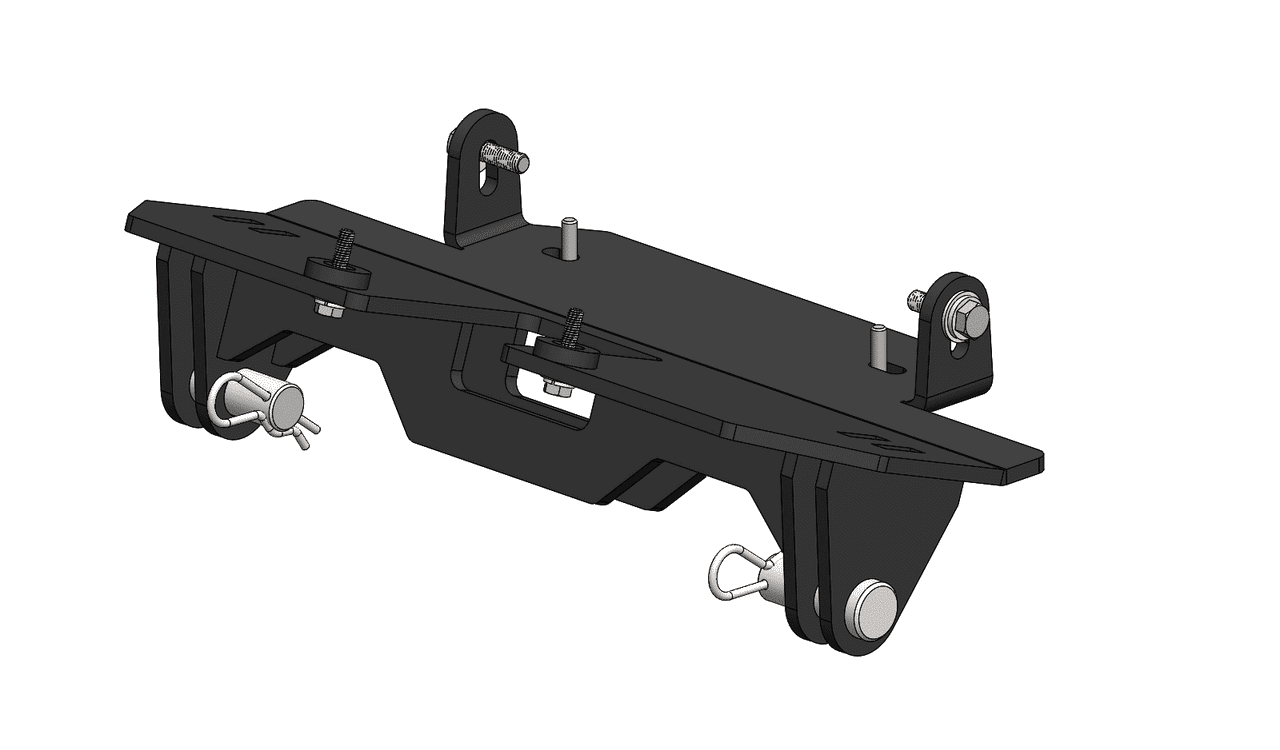 HitchDoc 2866 Eagle UTV plow mount for Arctic Cat Wildcat Sport, Arctic Cat Wildcat Trail