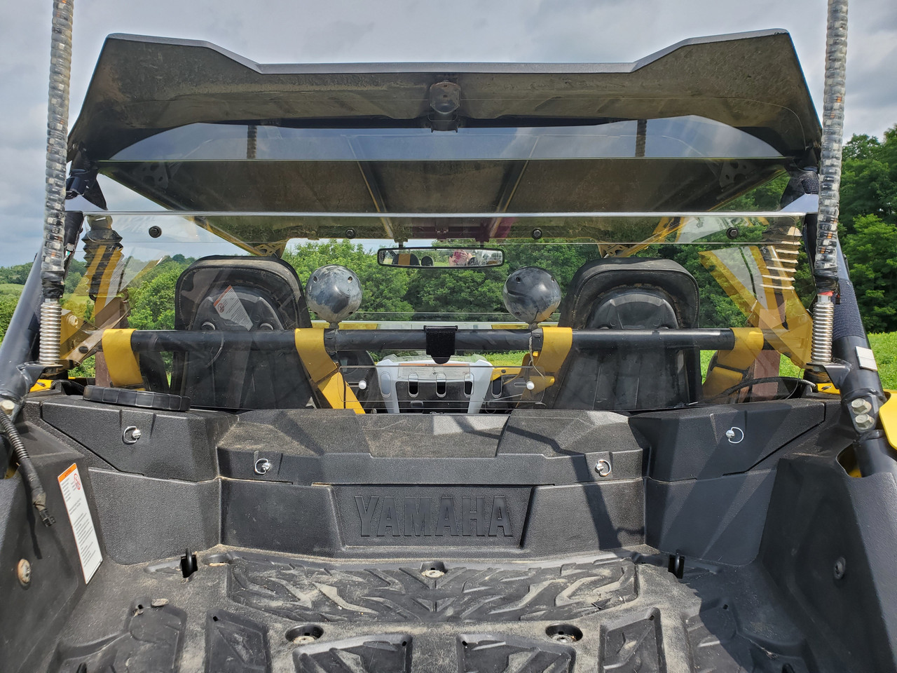 Yamaha YXZ 2016-2018 - 2 Pc Lexan Back Panel w/Vent Option