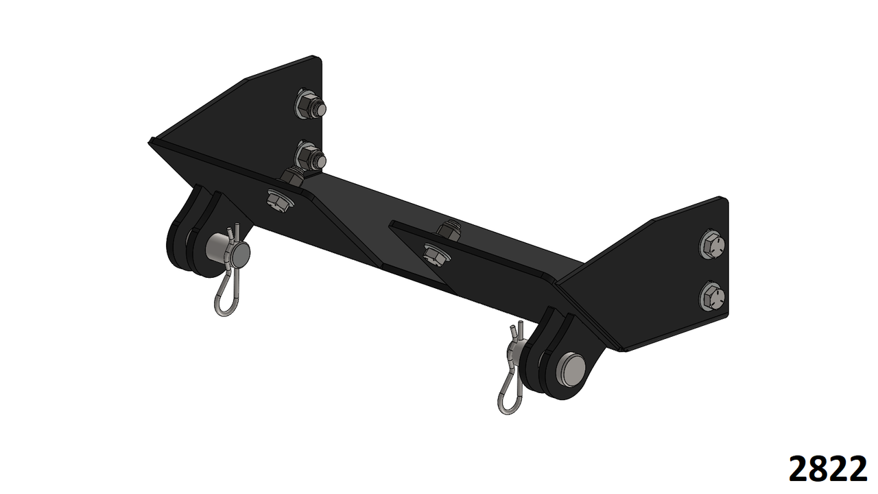 HitchDoc 2822 Eagle UTV plow mount for Cub Cadet Tracker, Cub Cadet Volunteer