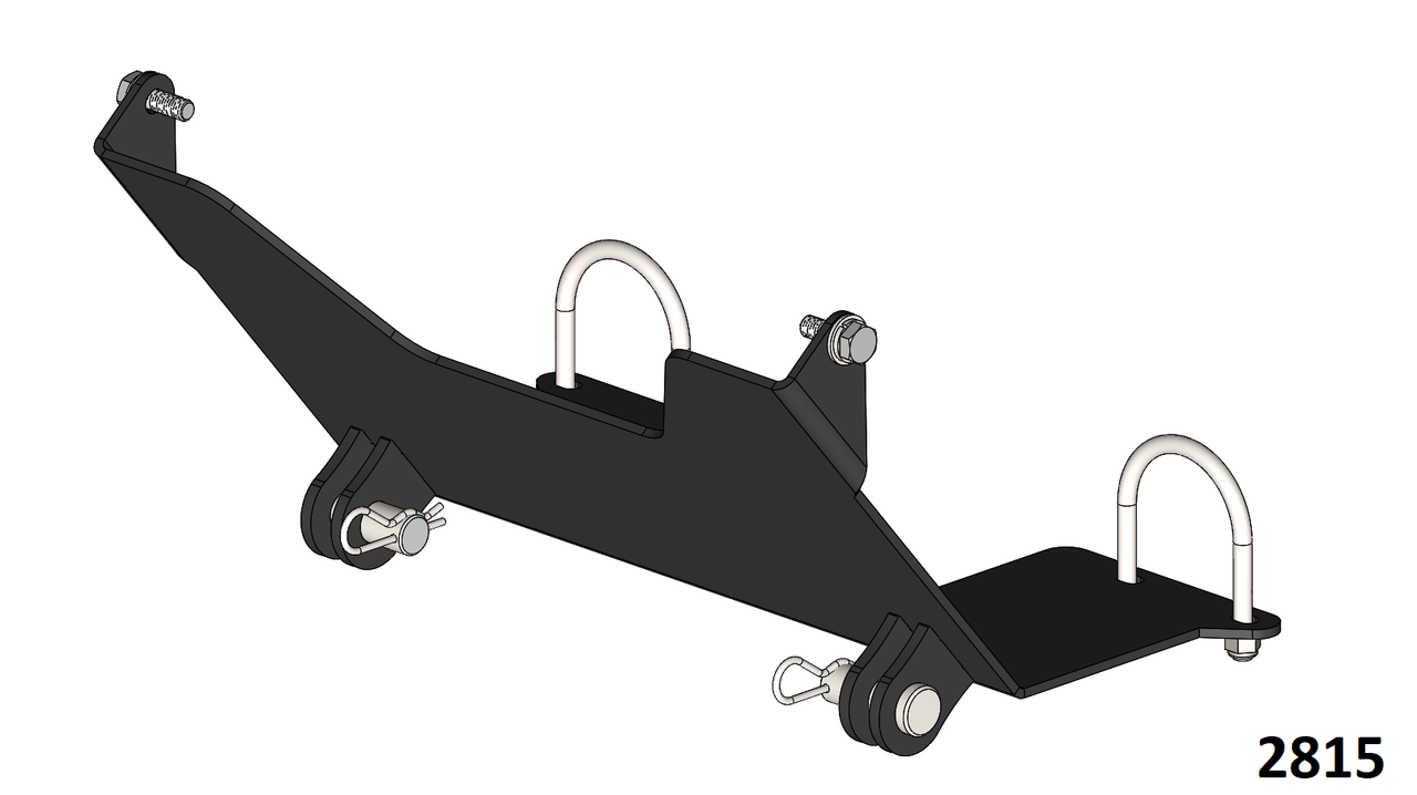 HitchDoc 2815 Eagle UTV plow mount for Honda 700 Big Red MUV