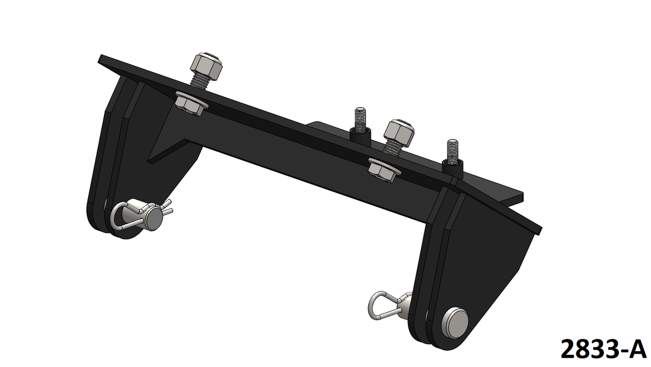 HitchDoc 2833 Eagle UTV plow mount for John Deere 550 Gator XUV, John Deere 550 Gator XUV (S-4), John Deere 560 (E) Gator...