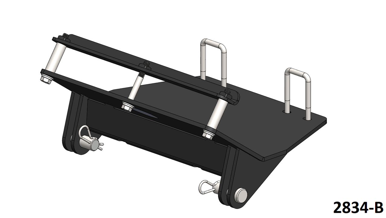 HitchDoc 2834 Eagle UTV plow mount for John Deere 860 Gator RSX (i) (E) (M)