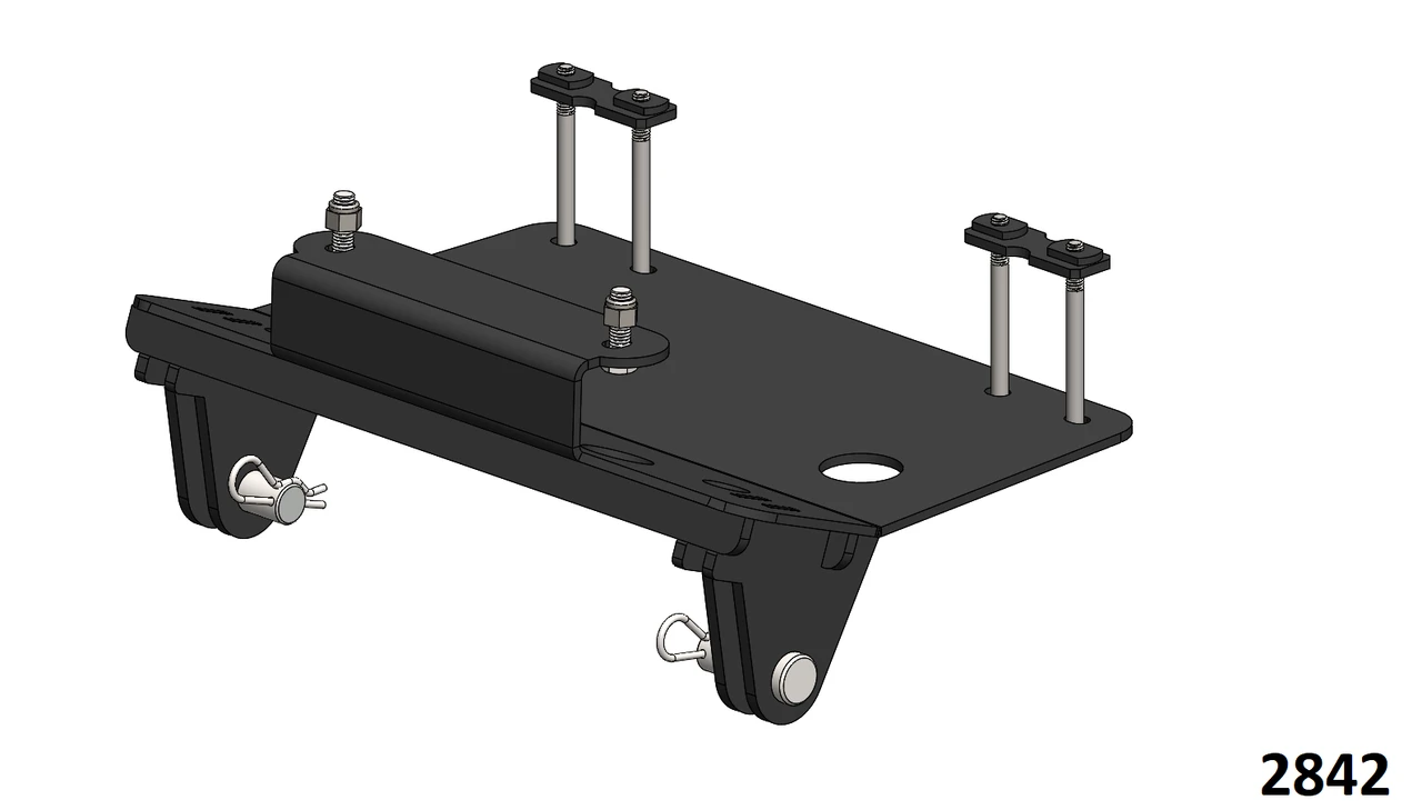 HitchDoc 2842 Eagle UTV plow mount for Kawasaki 750 Teryx (RUV)