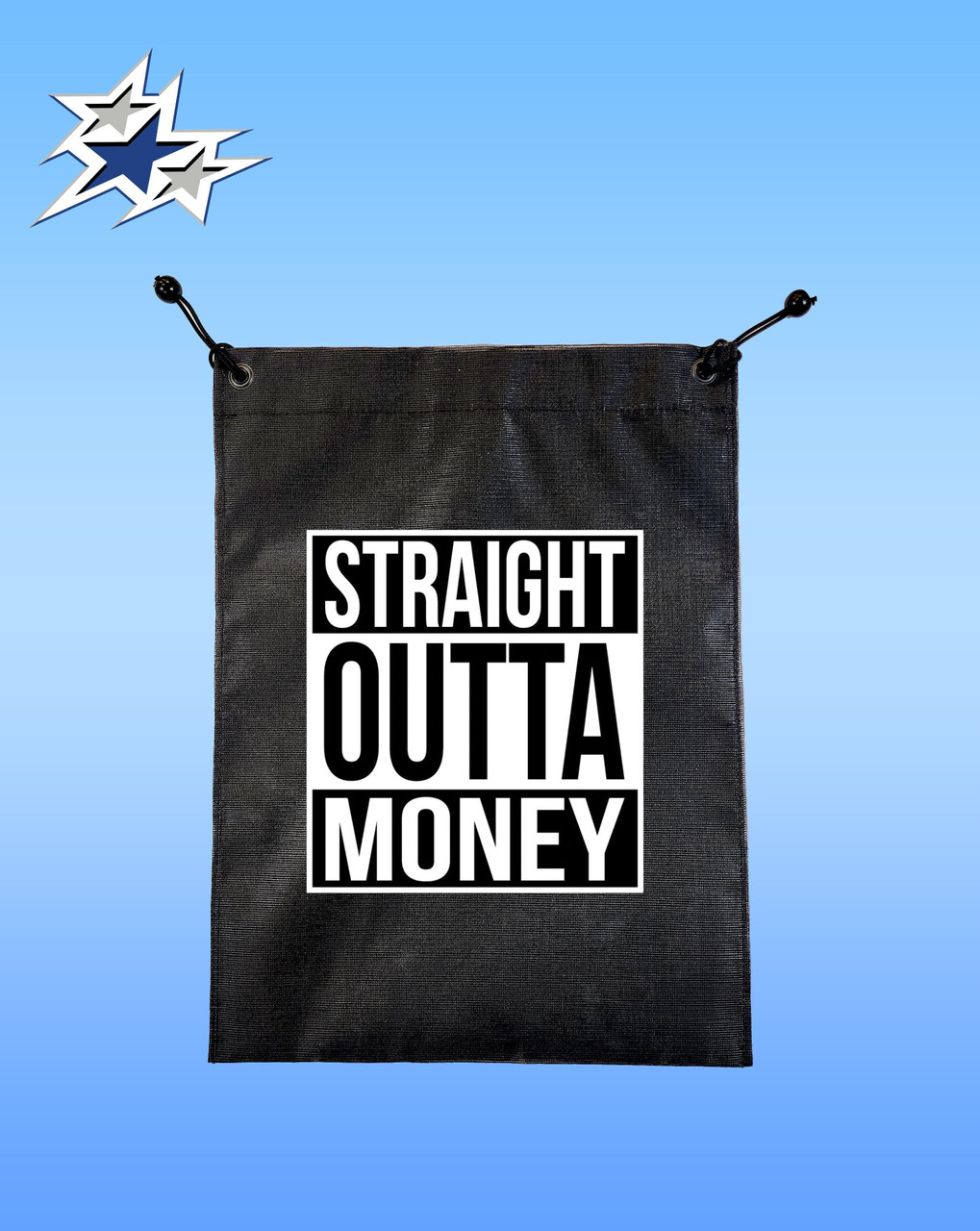 3 Star Mesh Trail Bag-Straight Outta Money
