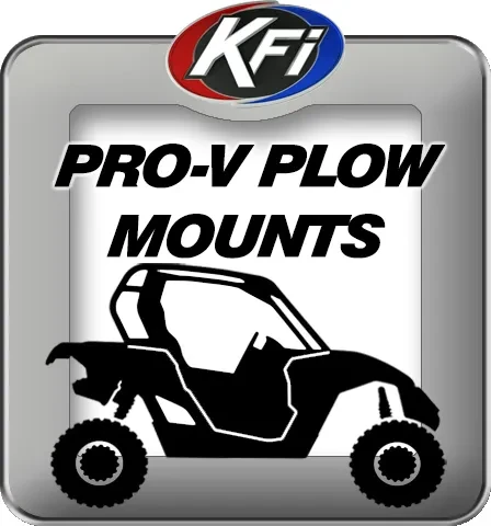 KFI 80" Pro-V UTV Plow System w/ Hand Remote Controlled Actuators (#106820-SYS-APH)