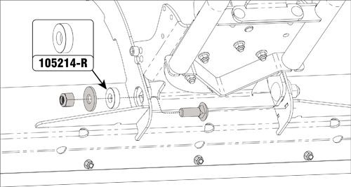 KFI #HK-195 Plow Pivot Hardware Kit