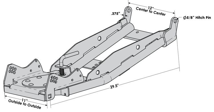 KFI UTV Front-Mount Push Tubes (#105635)