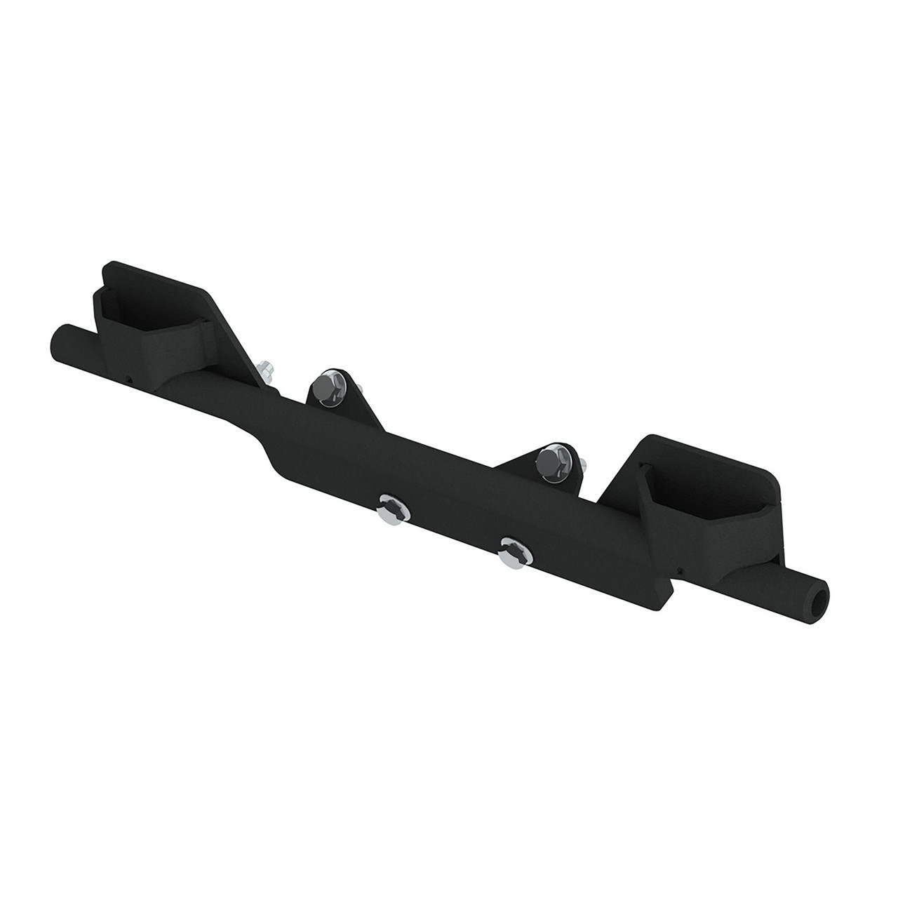 Kolpin Front-Connect plow mount for a Polaris Xpedition, angled view of the cross tube and brackets