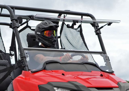 SuperATV '14+ Honda Pioneer 700 Flip Out Windshield