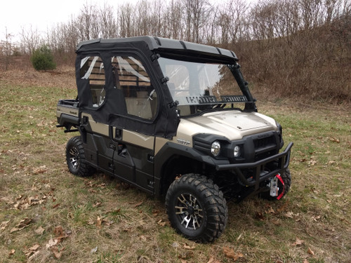 Kawasaki Mule Pro FXT Upper Doors Kit - Extended for Rear Window Flap