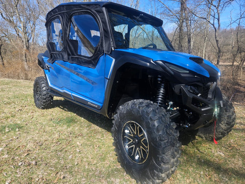 Yamaha Wolverine RMAX4 2025+ Long Bed Full Cab Enclosure for OEM Glass Windshield