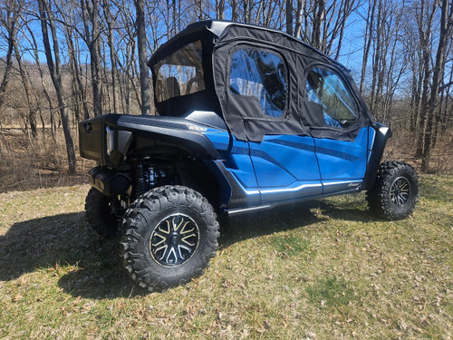 Yamaha Wolverine RMAX4 2025+ Long Bed Upper Doors for OEM Glass Windshield
