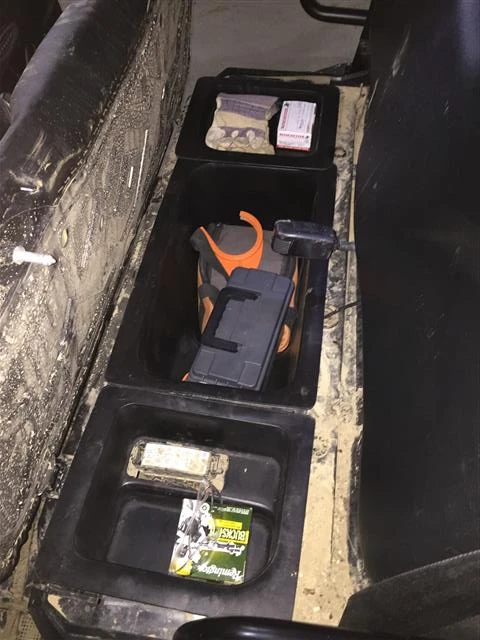 Extreme Metal Products EMP '15+ Polaris Ranger Mid Size Under Seat Storage Bin Set