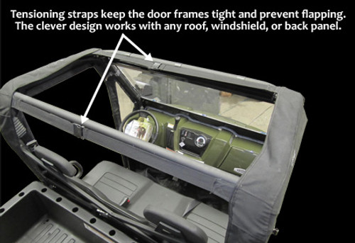 Seizmik '10-14 Polaris Ranger Mid Size 400/500/570/800 Steel Framed Doors