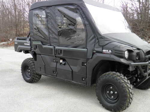 3 Star Kawasaki Mule ProFXT/DXT Full Cab Enclosure w/ Vinyl Windshield