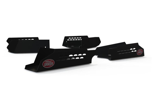 Trail Armor Polaris Ranger XP1000 A-Arm CV Front & Rear Boot Guards Black Steel