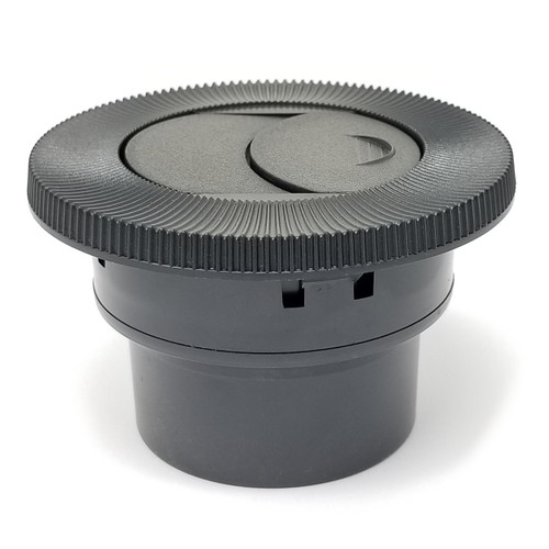 Ice Crusher Replacement 3'' plastic vent (old style) with grooved edge detailing.  Made in the USA.