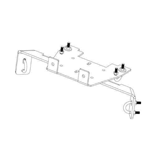 Kawasaki Mule 600/610 Winch Mount Kolpin