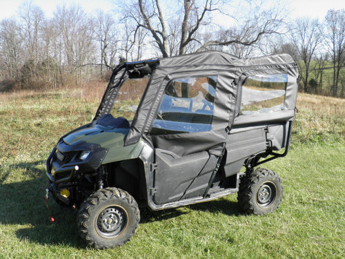 3 Star Honda Pioneer 700-4 Soft Doors/Rear Window Combo