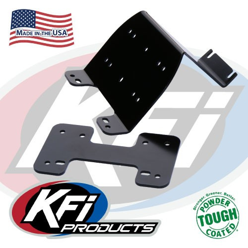 KFI #100870 winch mount for 2009-2013 Honda Big Red MUV 700, two-piece steel mount