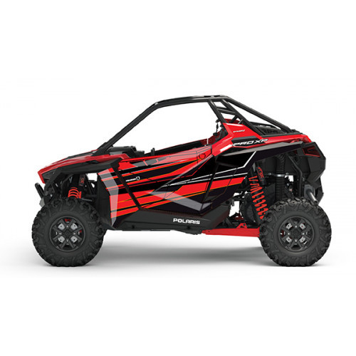 Pro Armor 2020 RZR PRO XP Door & Side Panel Graphic Red/Titanium
