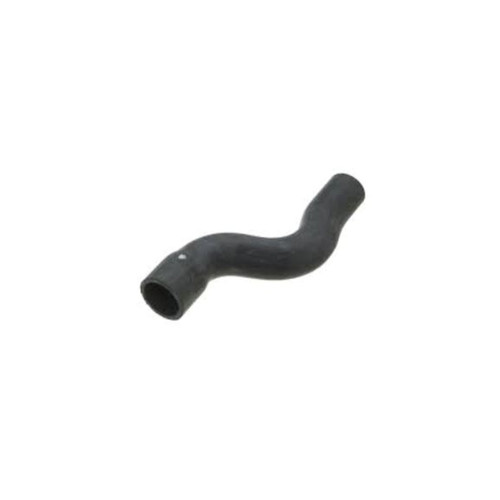 Molded black coolant hose from the Moto Alliance Firestorm under-dash heater kit for a Honda Talon, on white