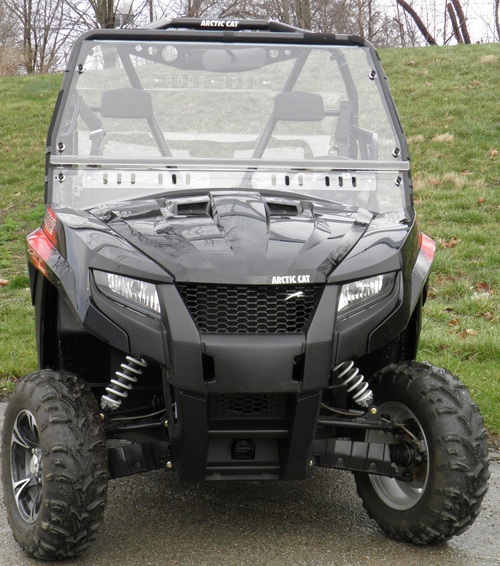 3 Star Arctic Cat Prowler 700 2-Pc Scratch-Resistant Windshield