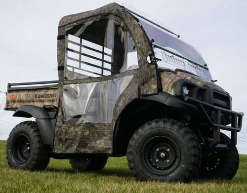 Full Cab Enclosure w/Aero-Vent Windshield Kawasaki Mule SX