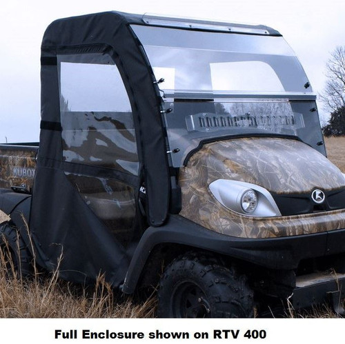 Full Cab Enclosure w/Aero-Vent Windshield Kubota RTV